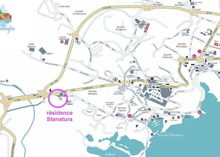 Apartahotel T3 4 étoiles 4/6 Personnes Vecchio Porto Vecchio